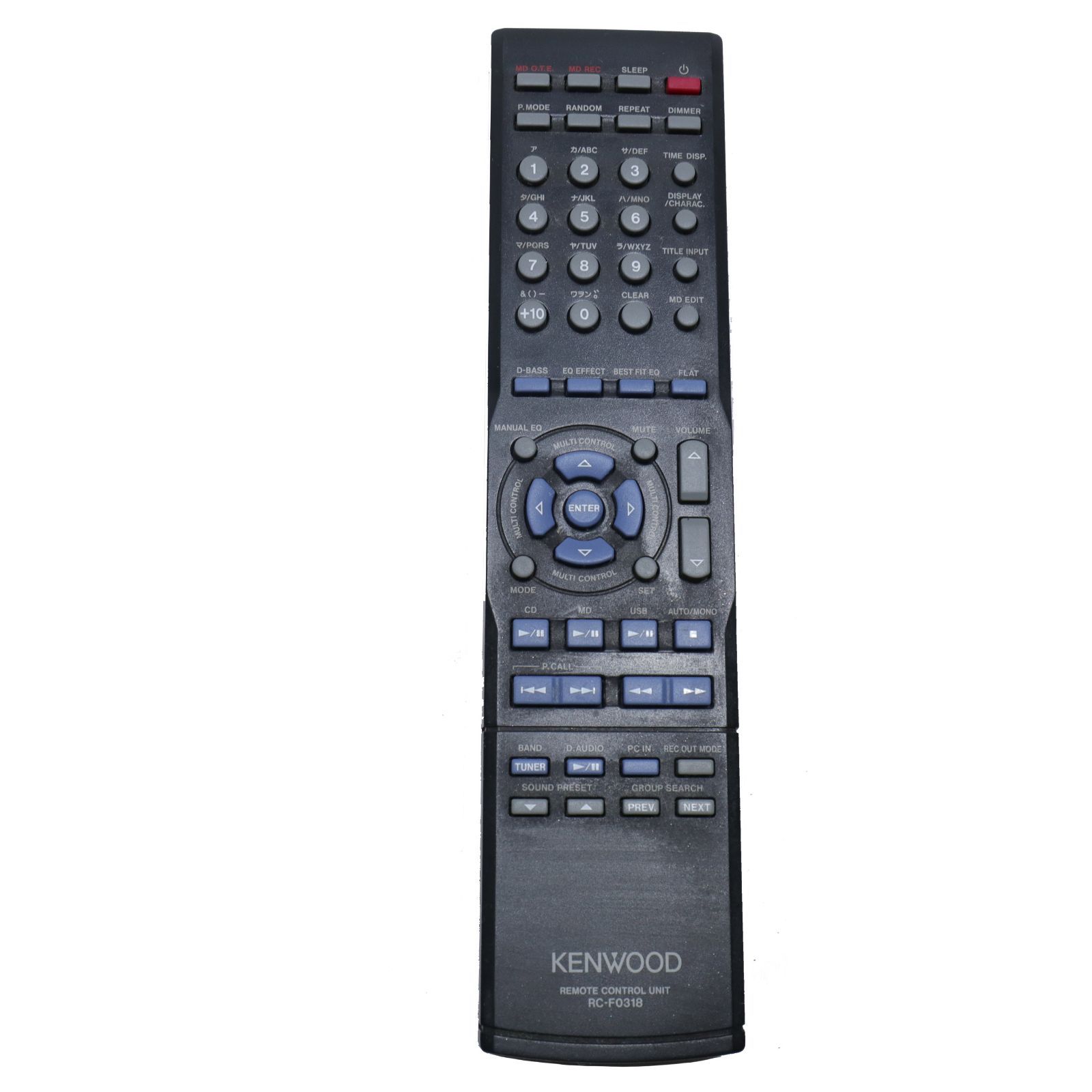 リモコン 中古】ケンウッド オーディオリモコン RC-F0318 ケンウッド オーディオ