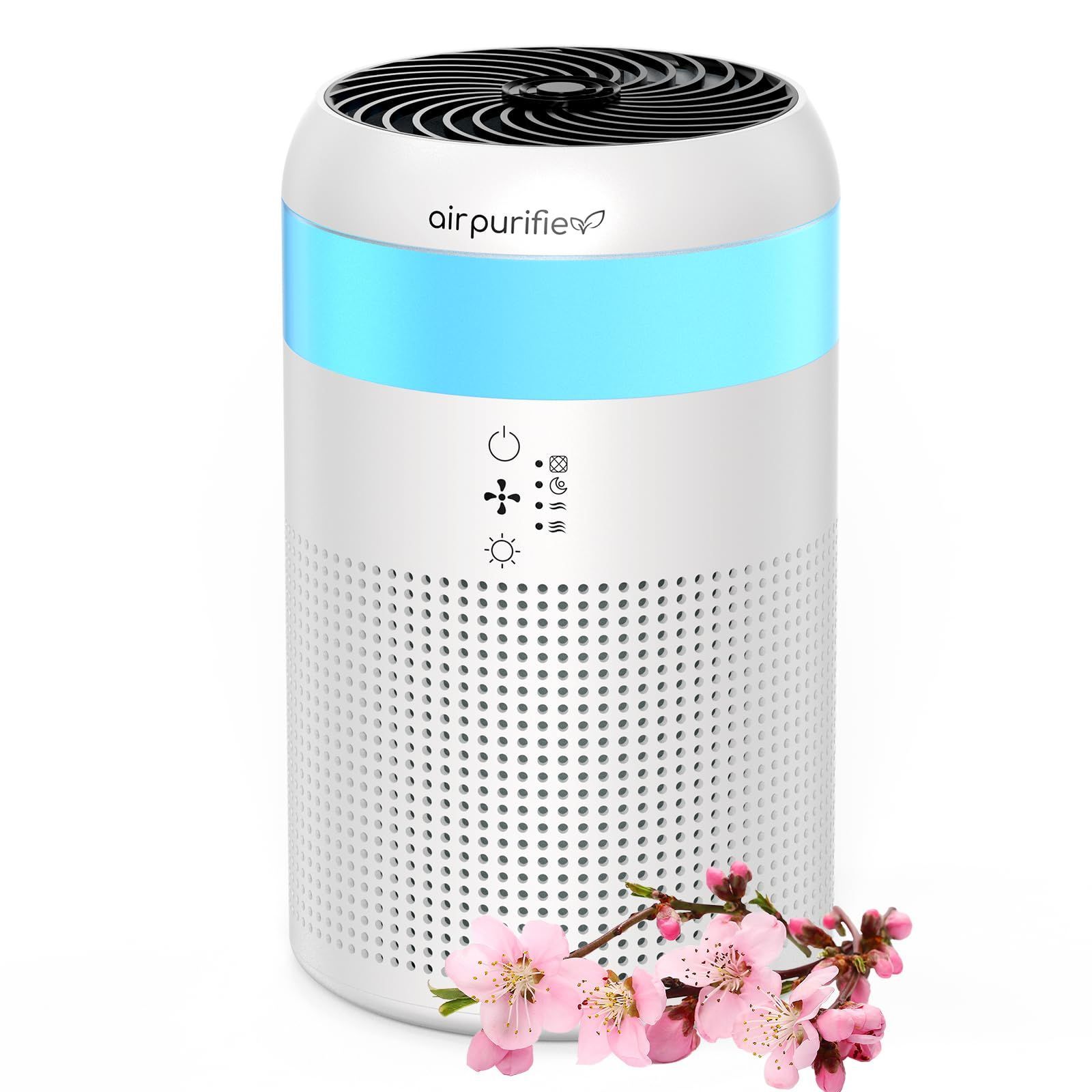 【数量限定】卓上 一台３役 アロマ対応 小型 ペット 特化 タバコ 専用 花粉症 強力 空気清浄機 脱臭 3段階風量切替 ライト付き ペットの毛/ペット臭い/タバコ/花粉/ハウスダスト 部屋用 トイレ Yurioo 6畳/8畳/10畳 加湿なし コンパクト 省