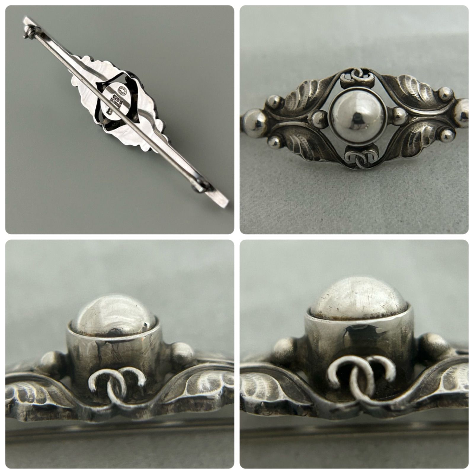 E  ジョージジェンセン 327 ブローチ 925 GEORG JENSEN ジョージジェンセン 327 ブローチ シルバー925