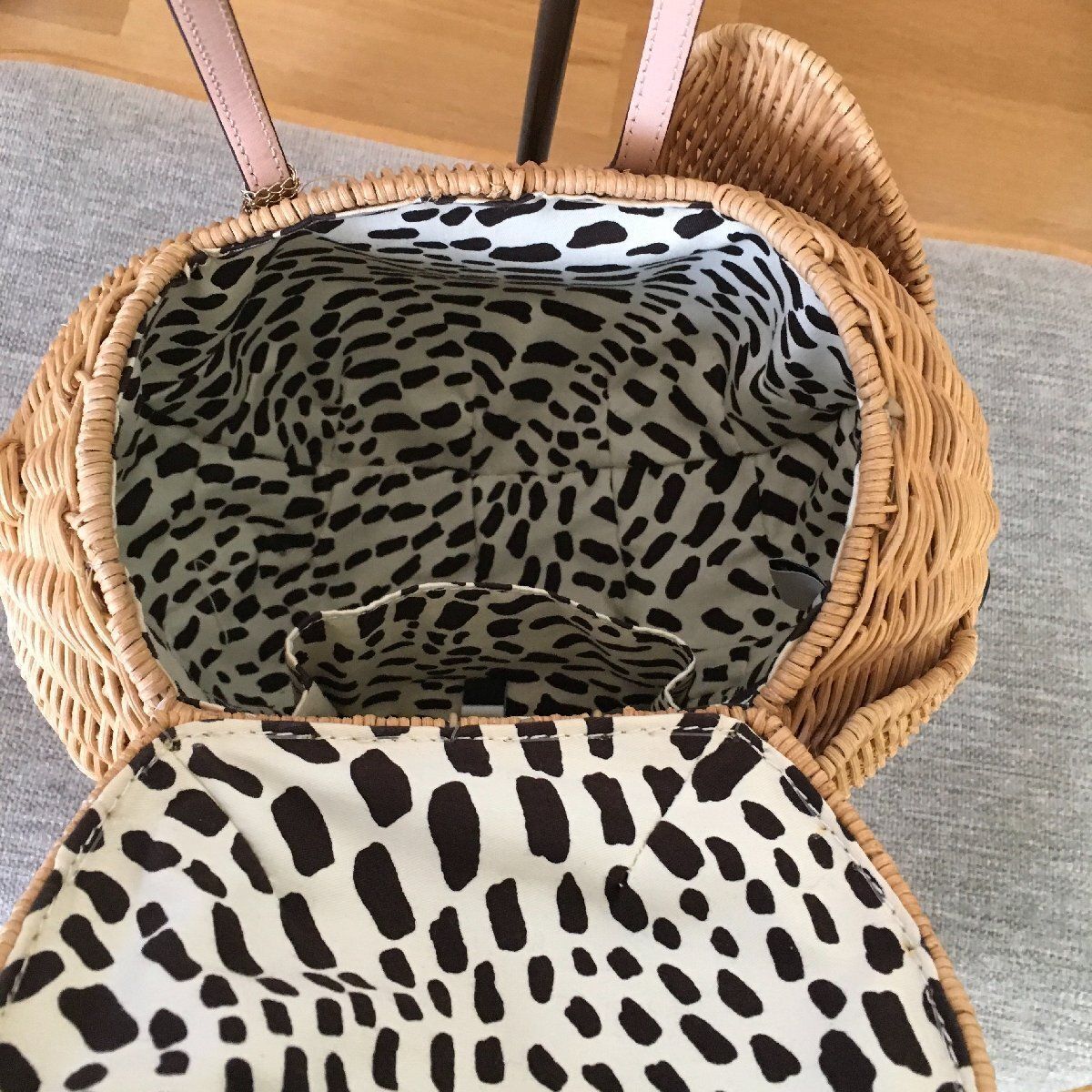 極美品 kate spade ケイトスペード ゾウ エレファント かご