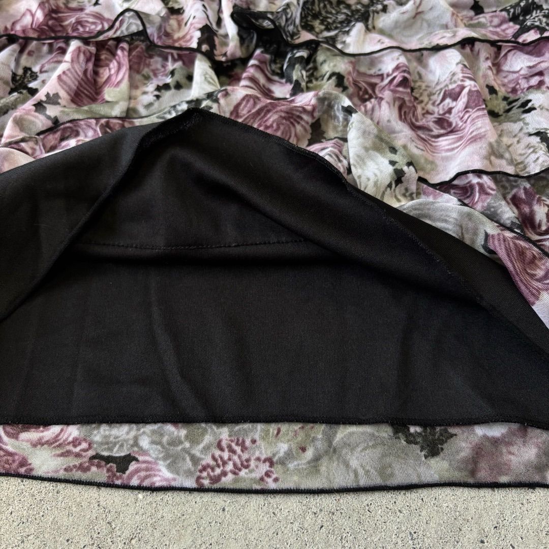 【⭐︎様　2点セット】フェアリーグランジ　ヒョウ柄　リボン フリル キャミソール camisole - 花柄 フリルリボンキャミソール #c18 y2k フェアリー