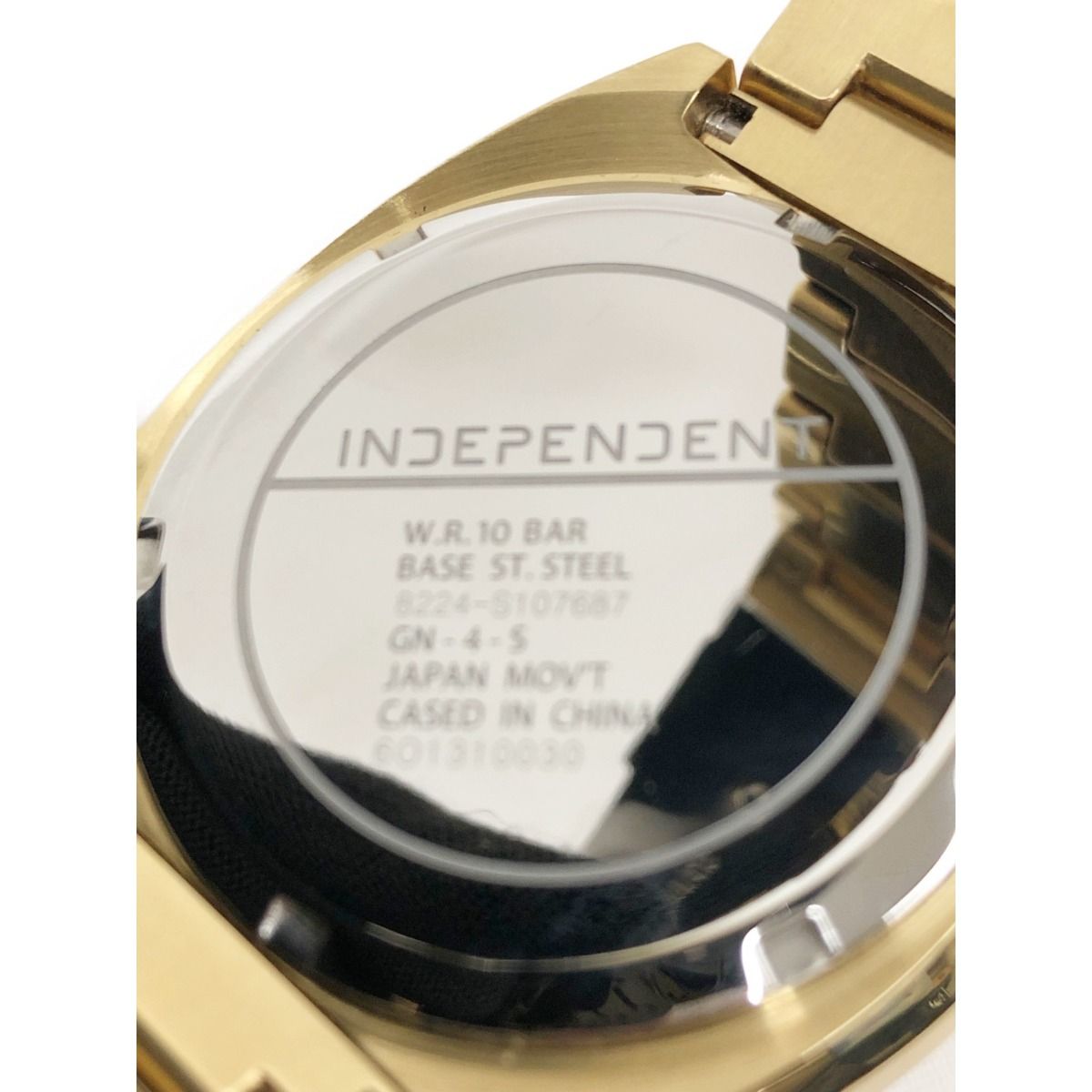 〇〇INDEPENDENT 自動巻き 8224-S107687 ゴールド - なんでも