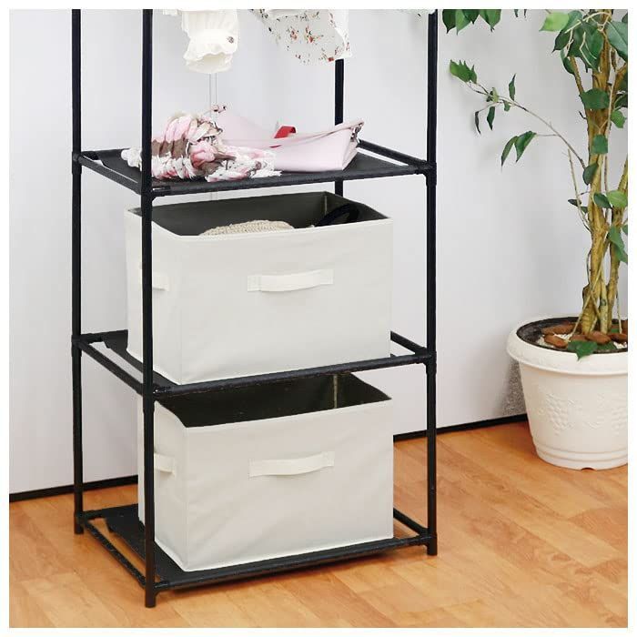 トレードワン ハンガーラック3段 約H166.5×W52×D36cm スチール