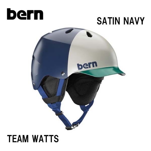バーン Bern WATTS bern スキー スノーボード ヘルメット メンズ  NAVY BE-SM26T18SNH 日本正規品 ジャパンフィット