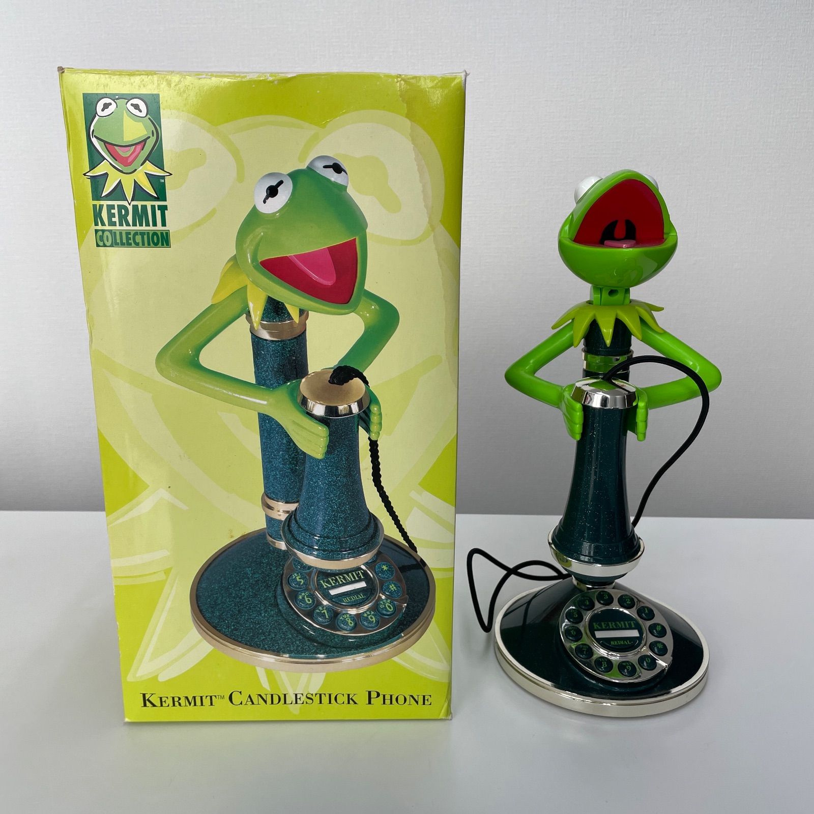 D【アンティーク】カーミット 機 箱付 付属品付 KERMIT CANDLESTICK