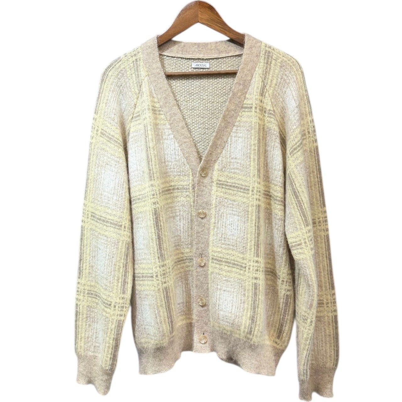 AROUSAL アローサル 24SS OMBRE MOHAIR CARDIGAN オンブレモヘヤ