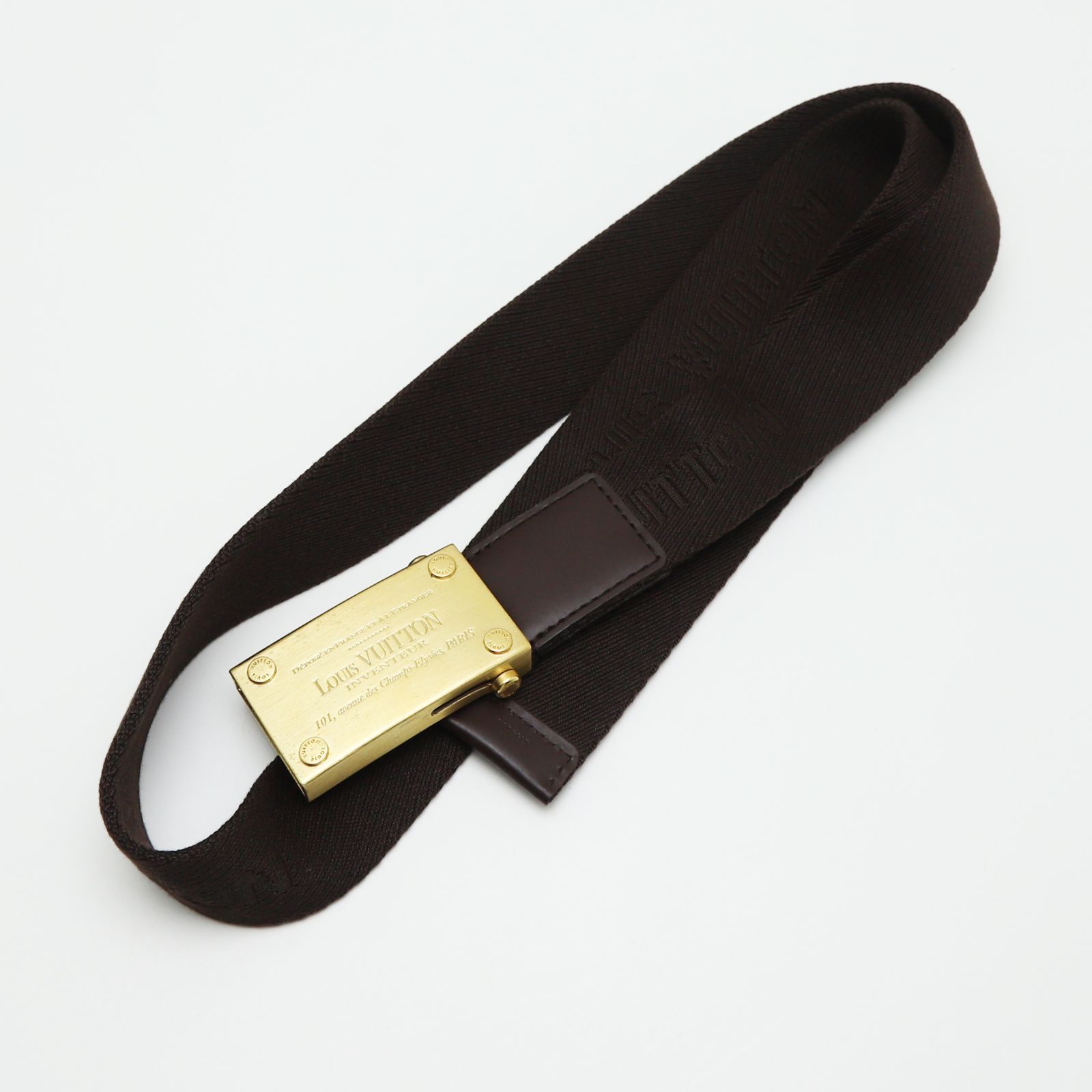 LOUIS VUITTON サンチュール・ベンガル ルイ ヴィトン サンチュール ベンガル ベルト キャンバス レザー