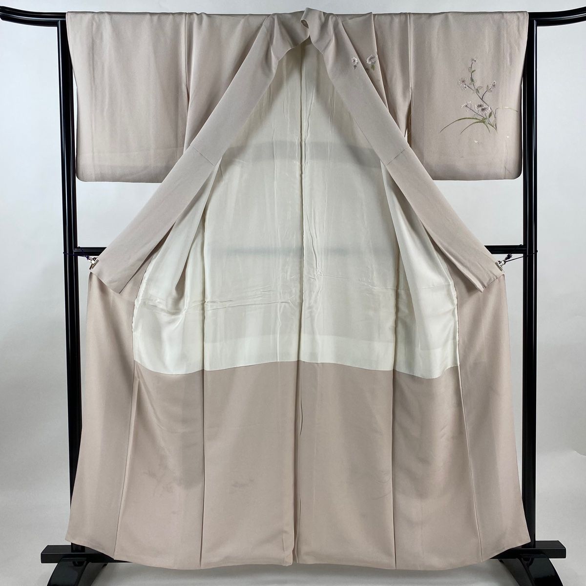 着物リメイク 辻が花 ワンピース 訪問着 ロング Aライン ドレス 暈染