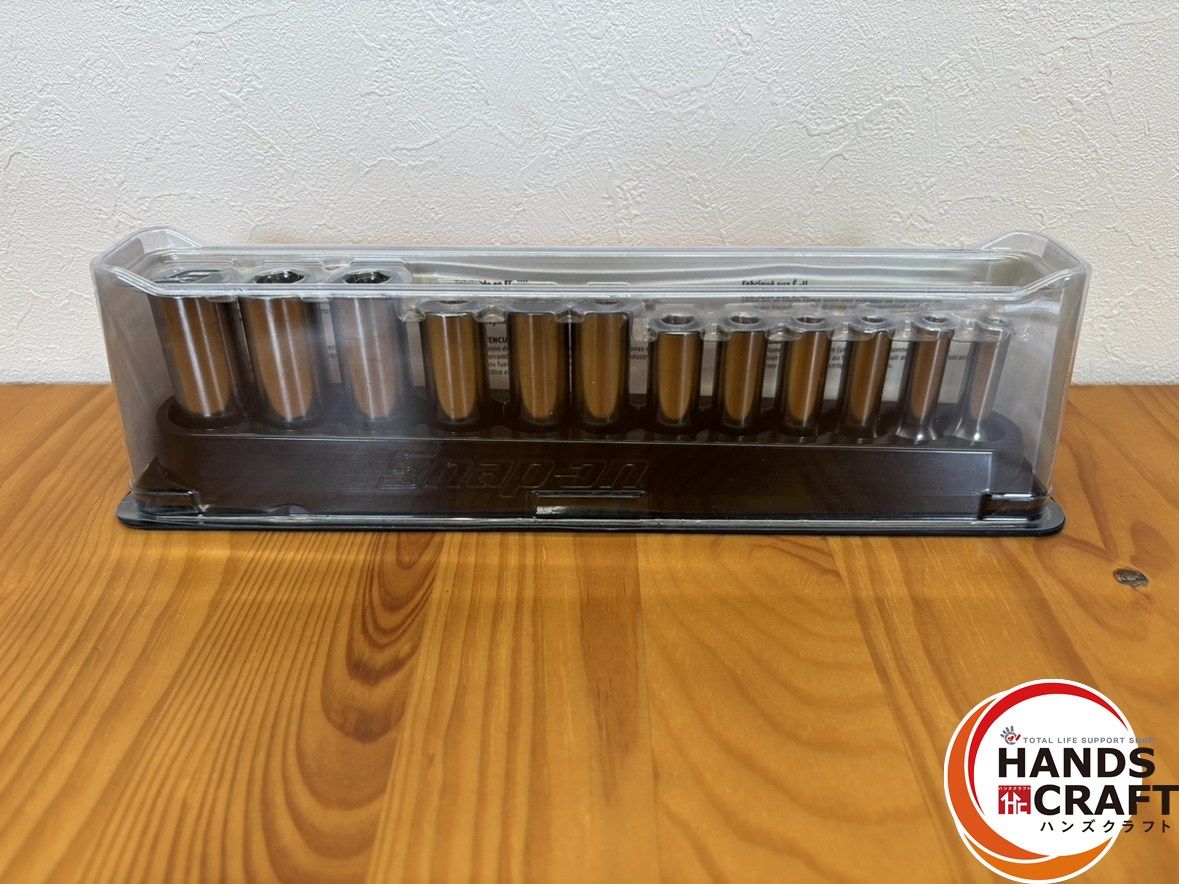 ♭ 品 スナップオン 212SFSMY ディープソケットセット 8-19mm 12点 熊本けやき通り店