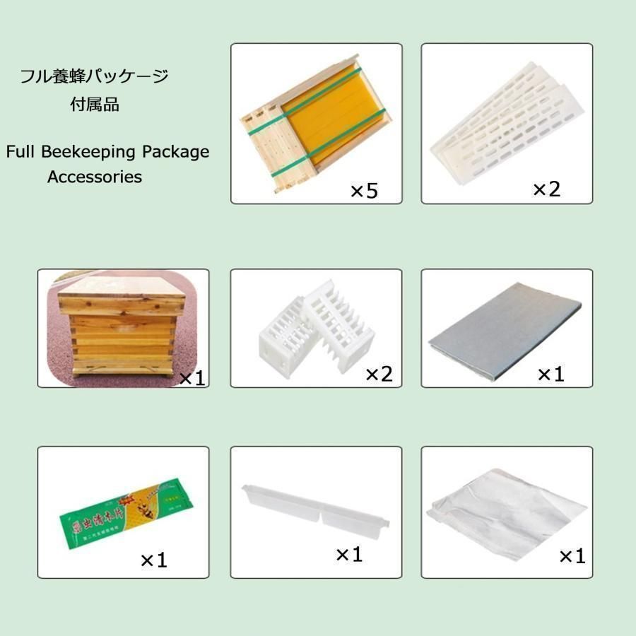 セット蜜蜂巣箱7| 10フレーム