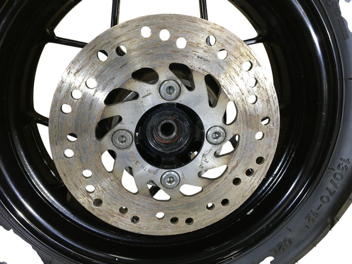 HONDA GROM グロム JC61 前期 前後 ホイール セット ディスク付