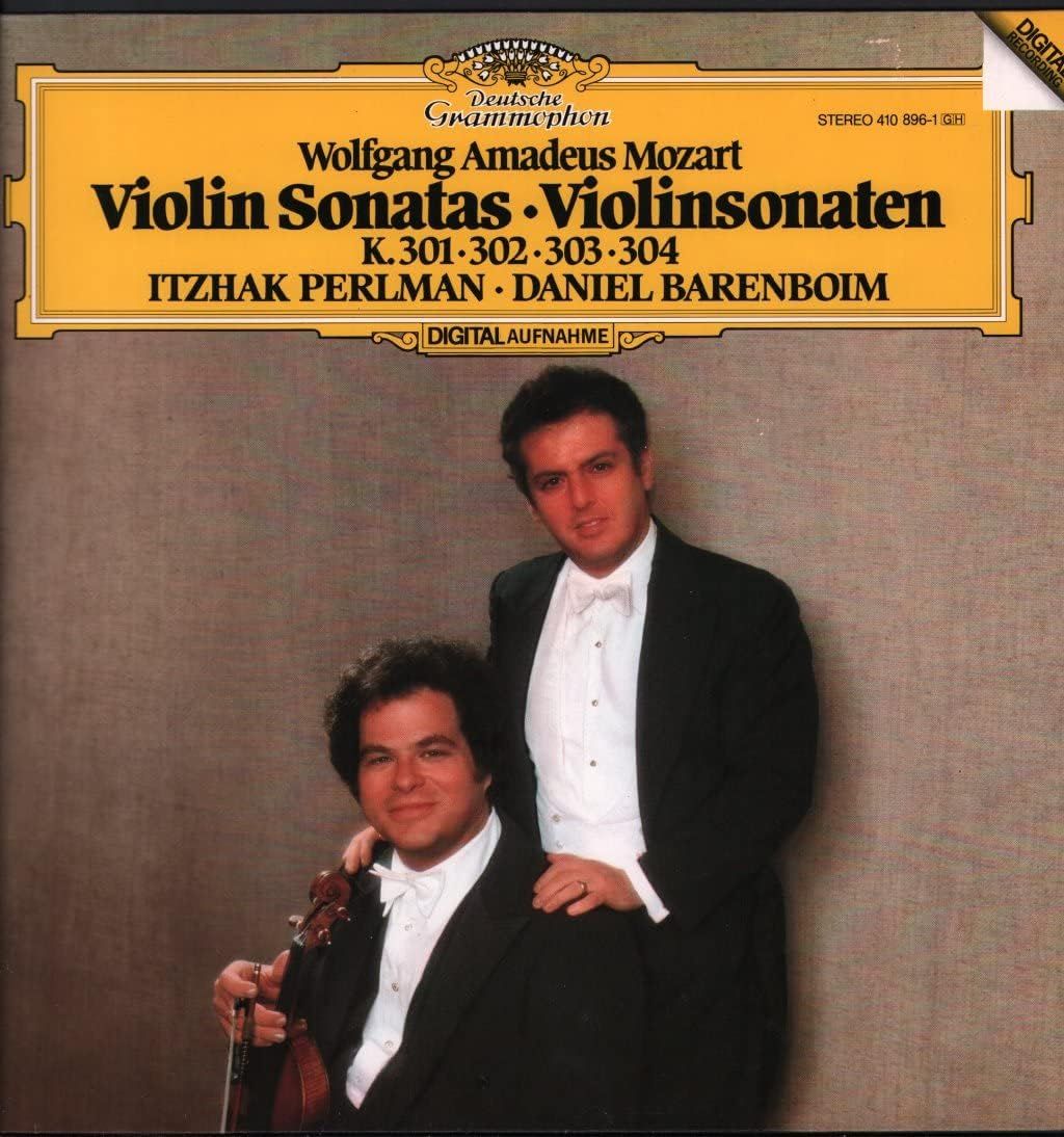 CD Itzhak Perlman - Daniel Barenb Sonaten f Klavier und Violine KV 301 302 303 30 POCG1262 |00110