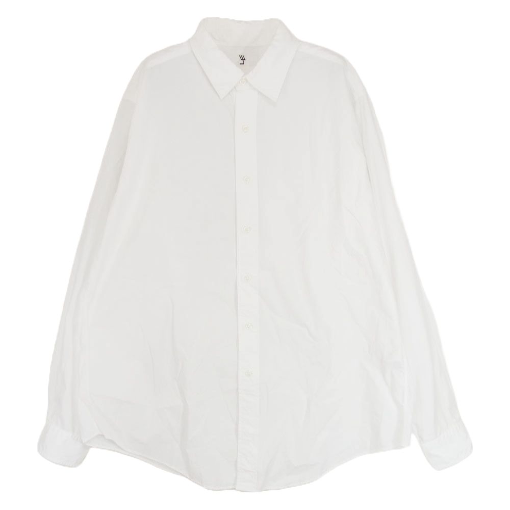 レショップ L'ECHOPPE EY40 LE エルイー Wide Regular Shirts レギュラーカラー シャツ 長袖 ホワイト系  2【中古】 - メルカリ