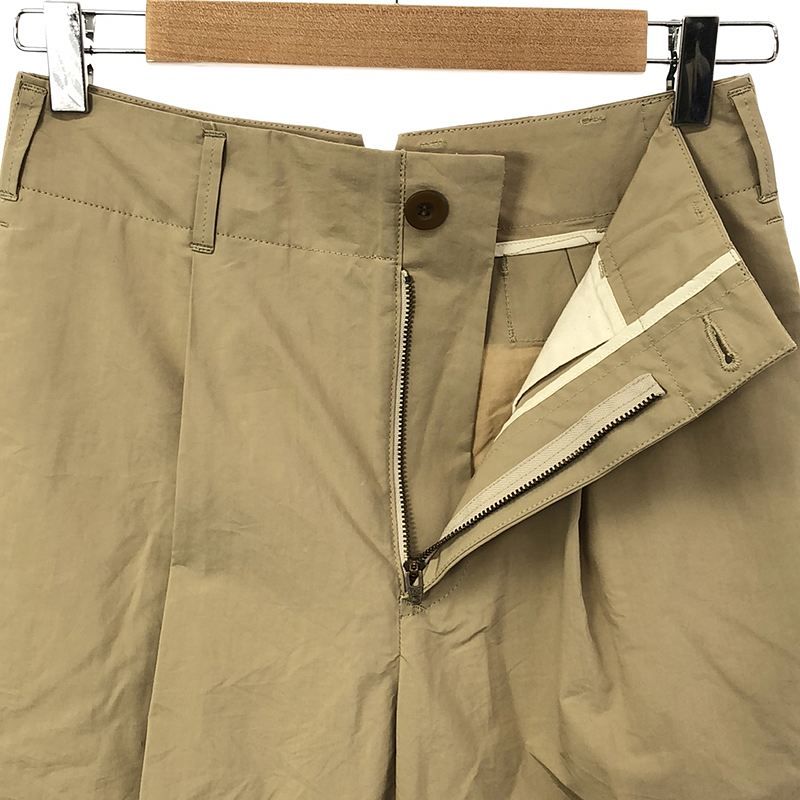 【aseedoncloud】サイズS ベージュ ワイドパンツ ASEEDONCLOUD / アシードンクラウド | WIDE TROUSERS コットン