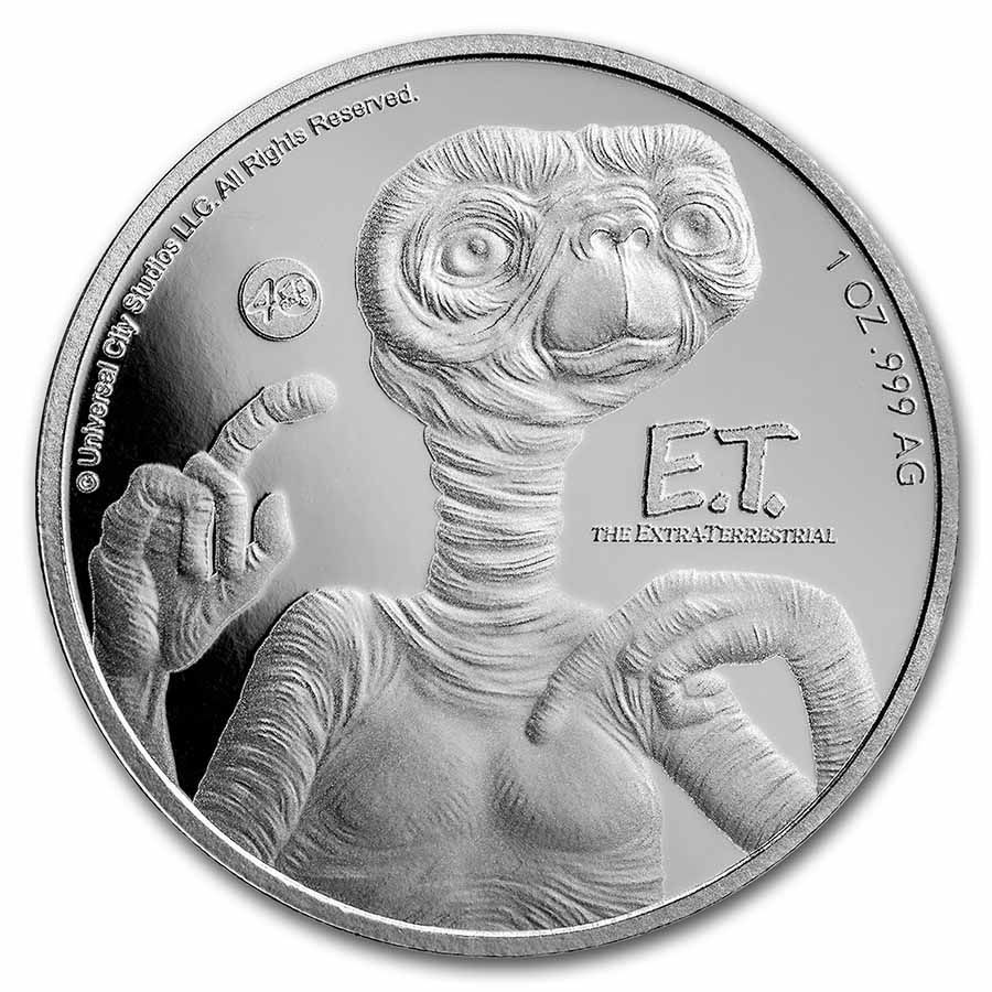 保証書・カプセル付き] 2022年 (新品) ニウエ「E.T. イーティー 40周年
