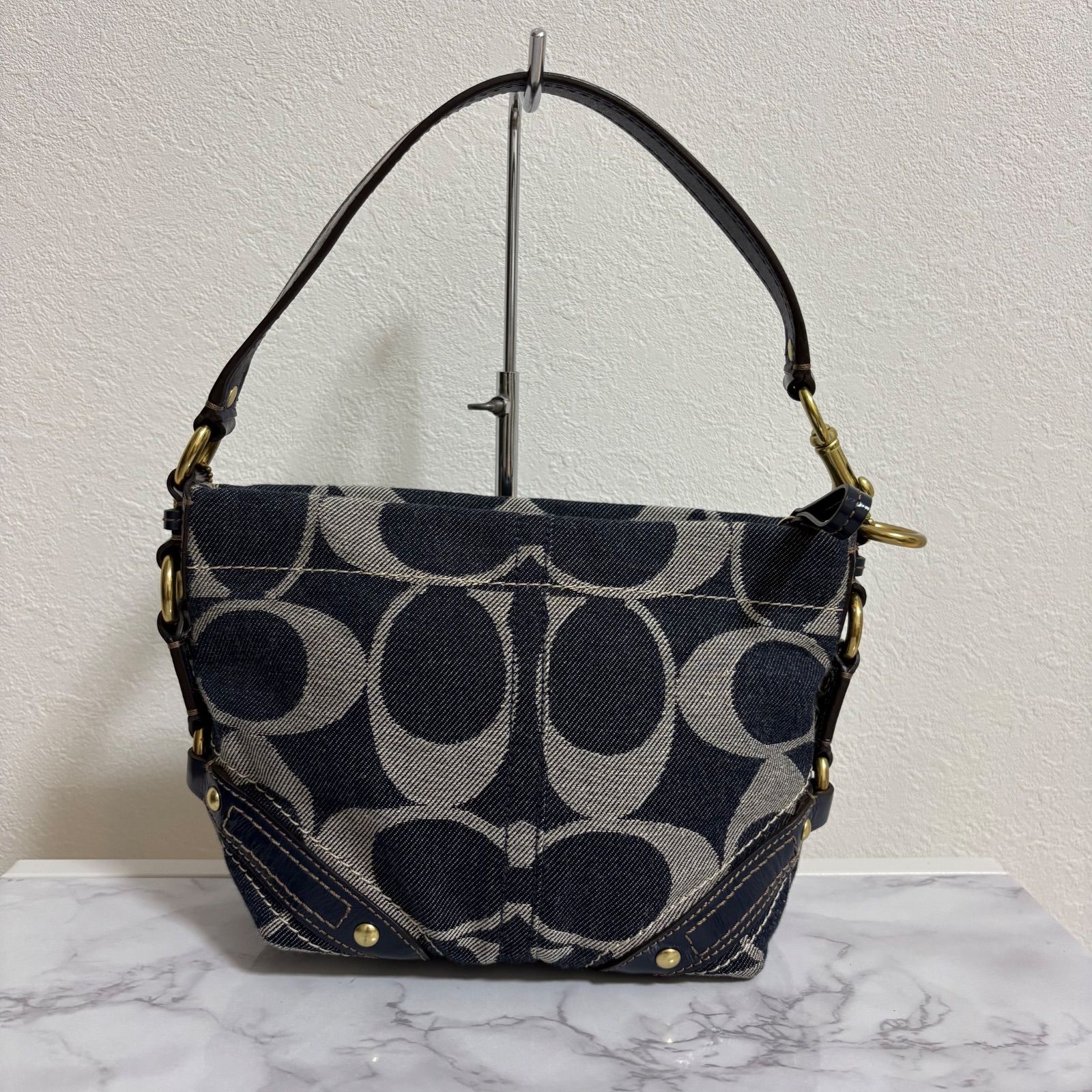 美品 YONEX SHB-03 テニスシューズ ブラック/パープル 27.5cm 極美品 Coach Soho signature denim Shoulder bag コーチ シグネチャー