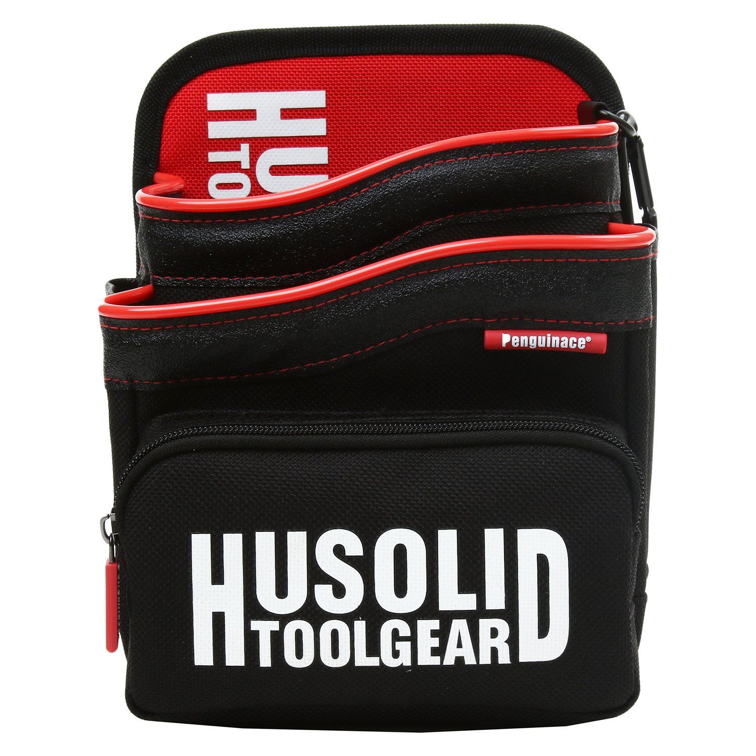 BEER BELLY Dフラップ長財布 レザー製 黒 スナップボタン式 BEER BELLY Dフラップ長財布 レザー製 黒 スナップボタン式