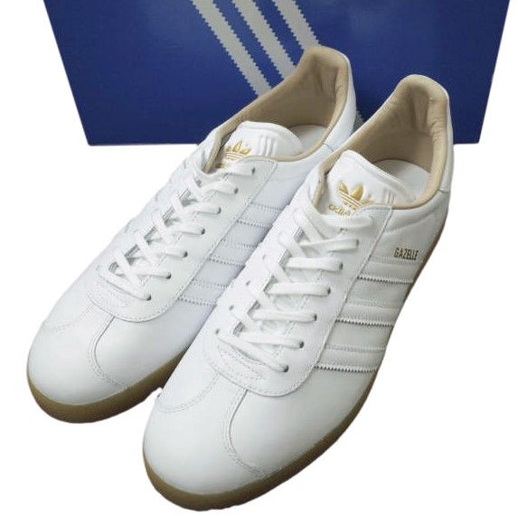 新品 adidas Originals アディダス オリジナルス GAZELLE - LEATHER PREMIUM ガゼル BB5503 US10( 28cm) WHITE/WHITE/GOLD ガッツレー スニーカー シューズ g9453 - メルカリ