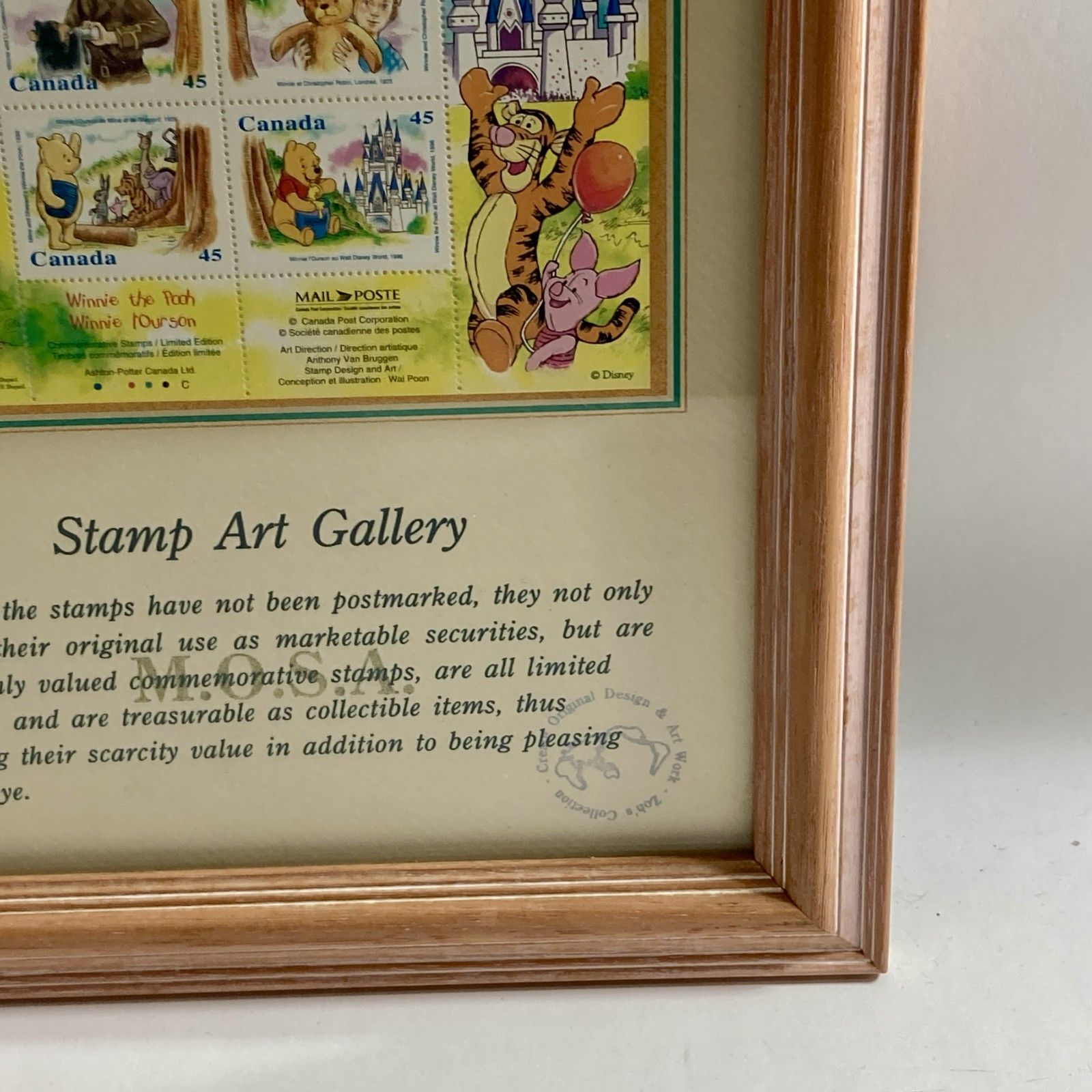 ☆ 希少 くまのプーさん Stamp Art Gallery スタンプアートギャラリー