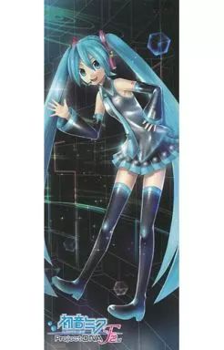 中古】ポスター・タペストリー 初音ミク(ブラック) プレミアムビッグ 