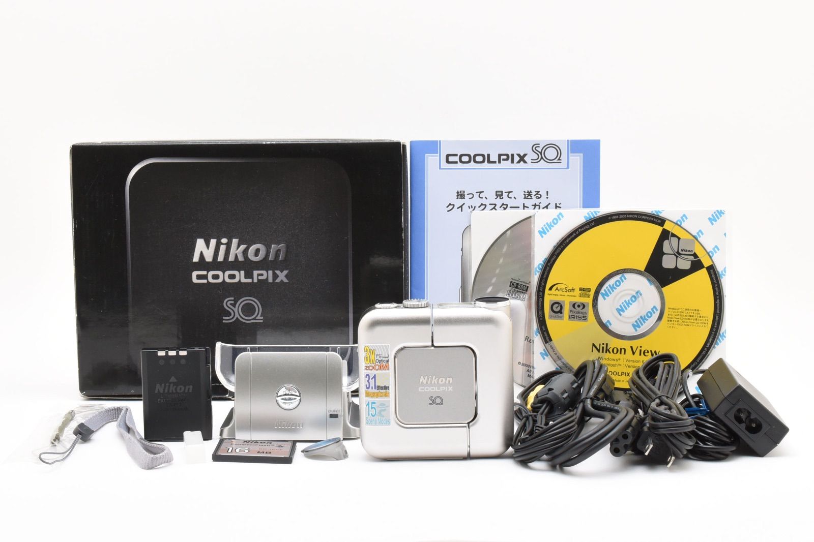 ☆極上美品☆ Nikon ニコン CoolPix SQ クールピクス コンパクト