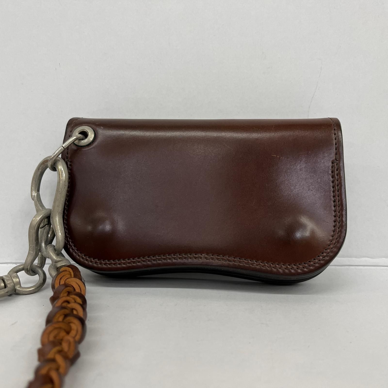 加古川店 LAST CROPS ラストクロップス 二つ折り財布 ブラウン 124