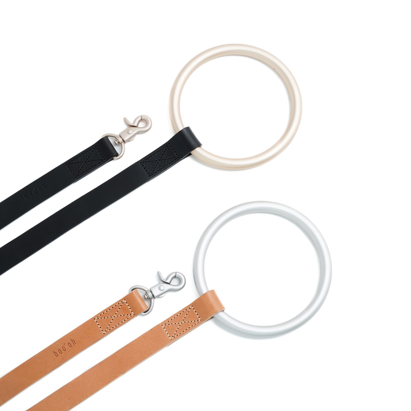♥ Boo’oh｜Lumi Leash｜シルバー ゴールド レザー｜リード 海外直輸入 正規品 大谷翔平 デコピン
