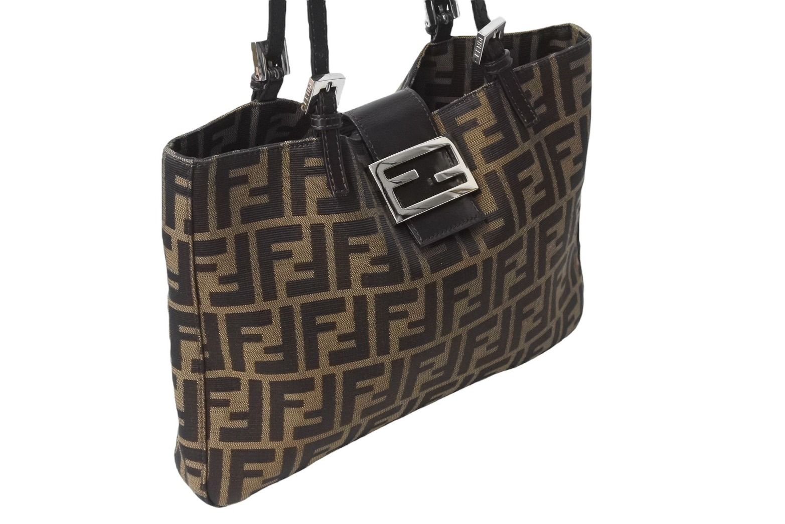 【期間限定値下中】Fendi マンマバケット　ズッキーノ柄 ヴィンテージ FENDI】フェンディ『ズッキーノ柄 マンマバケット』8BR000 レディース