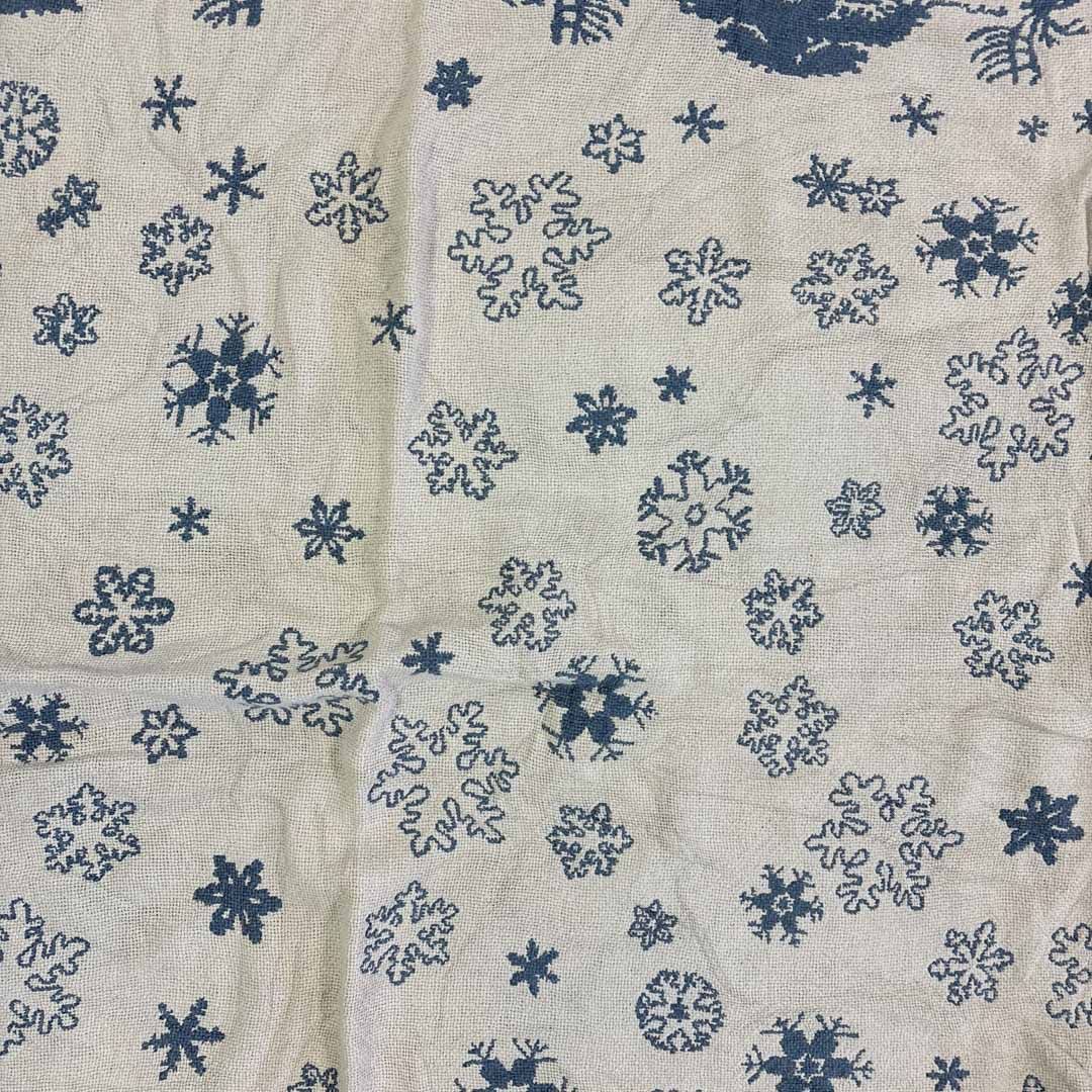 vintageラグ カーペット 雪の結晶 トナカイ クリスマス 2025 - メルカリ