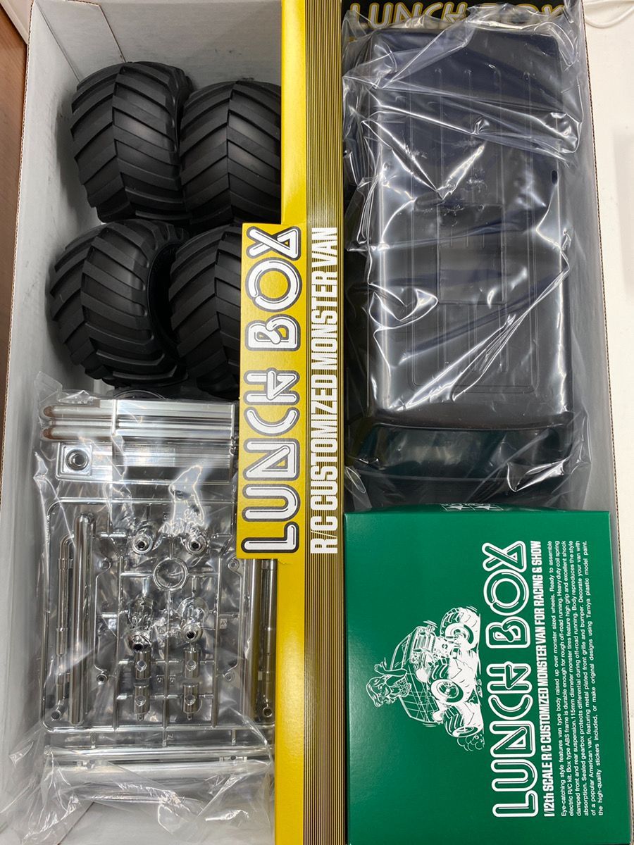 タミヤ　ラジコン　ランチボックス　ブラックエディション 未組立 タミヤ】1/12RC オフロードカー ランチボックス ブラック