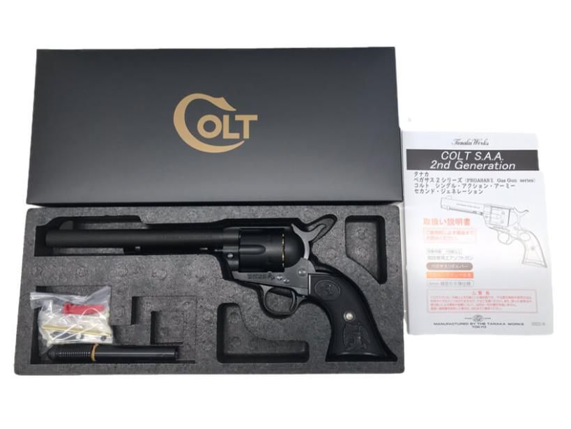 タナカ] コルト SAA キャバルリー 2nd gen 7-1/2 インチ ペガサス2 HW