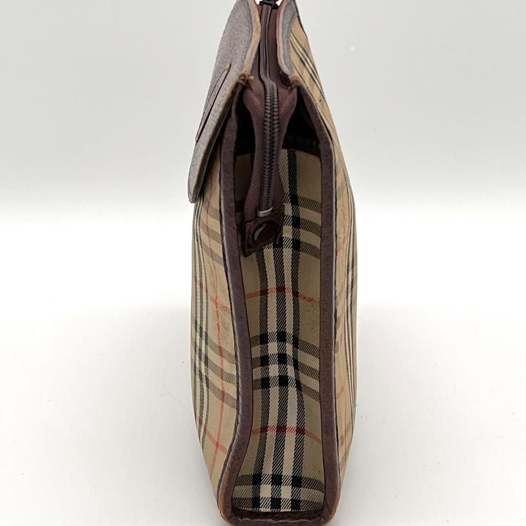 良品】バーバリー クラッチバッグ セカンドバッグ ノバチェック