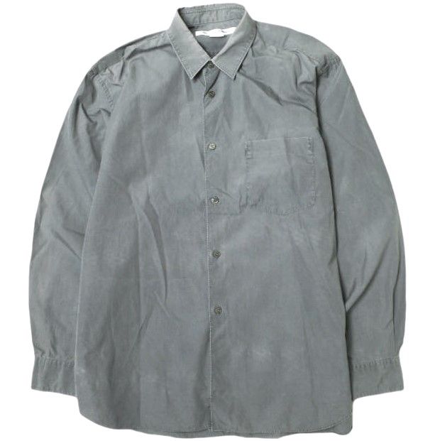 COMME des GARCONS SHIRT コムデギャルソンシャツ フランス製 FOREVER WIDE CLASSIC FIT SHIRT フォーエバー ワイドクラシックフィットシャツ CDGS1PL M グレー 長袖 トップス g22789