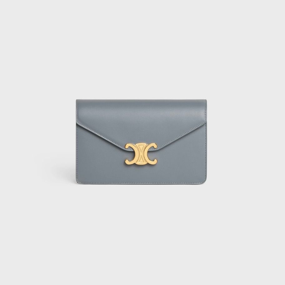 新品 CELINE セリーヌ チェーンウォレット マーゴ トリオンフ