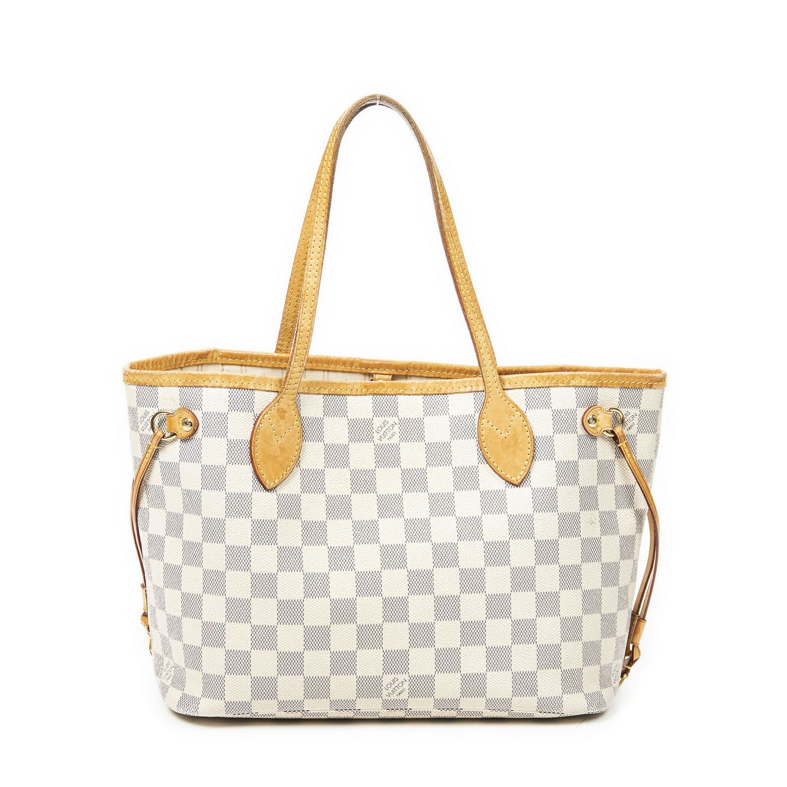 LOUIS VUITTON ルイヴィトンネバーフルアイボリーダミエ アズールAB