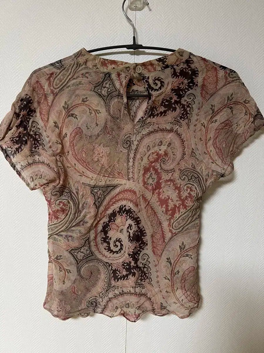 ETRO(エトロ) ペイズリー シルク ブラウス 42 - メルカリ