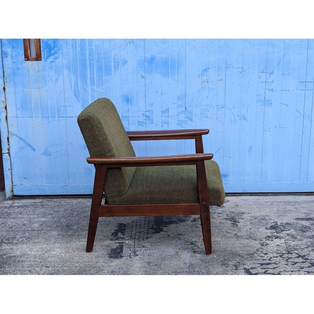 超希少 カリモク kairmoku Kチェア グリーン オールド IZZ ②