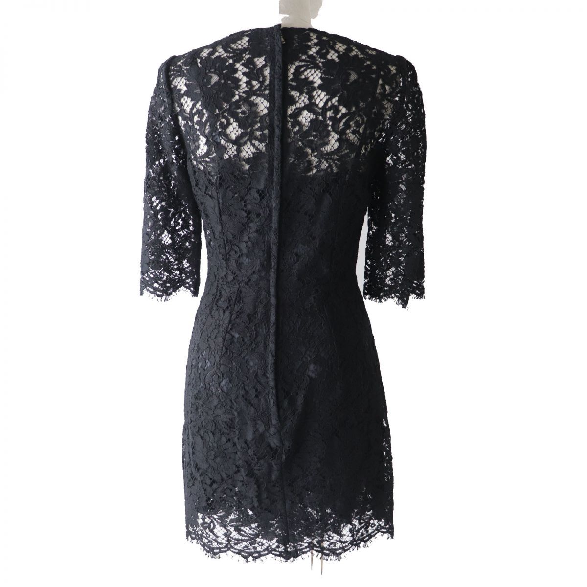 Dolce&Gabbana　ドルチェ＆ガッバーナ　総レース　ワンピース　ドレス ドルチェ&ガッバーナ DOLCE&GABBANA 総レース ドレス ブラック38