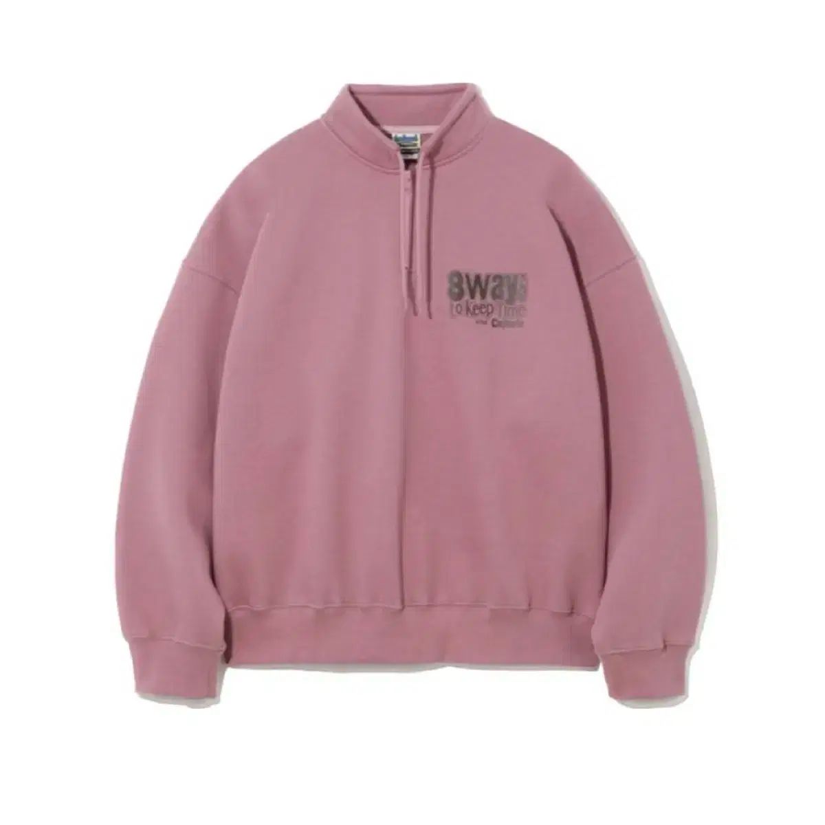 テケット 8ways ハーフ ジップアップ スウェットシャツ M