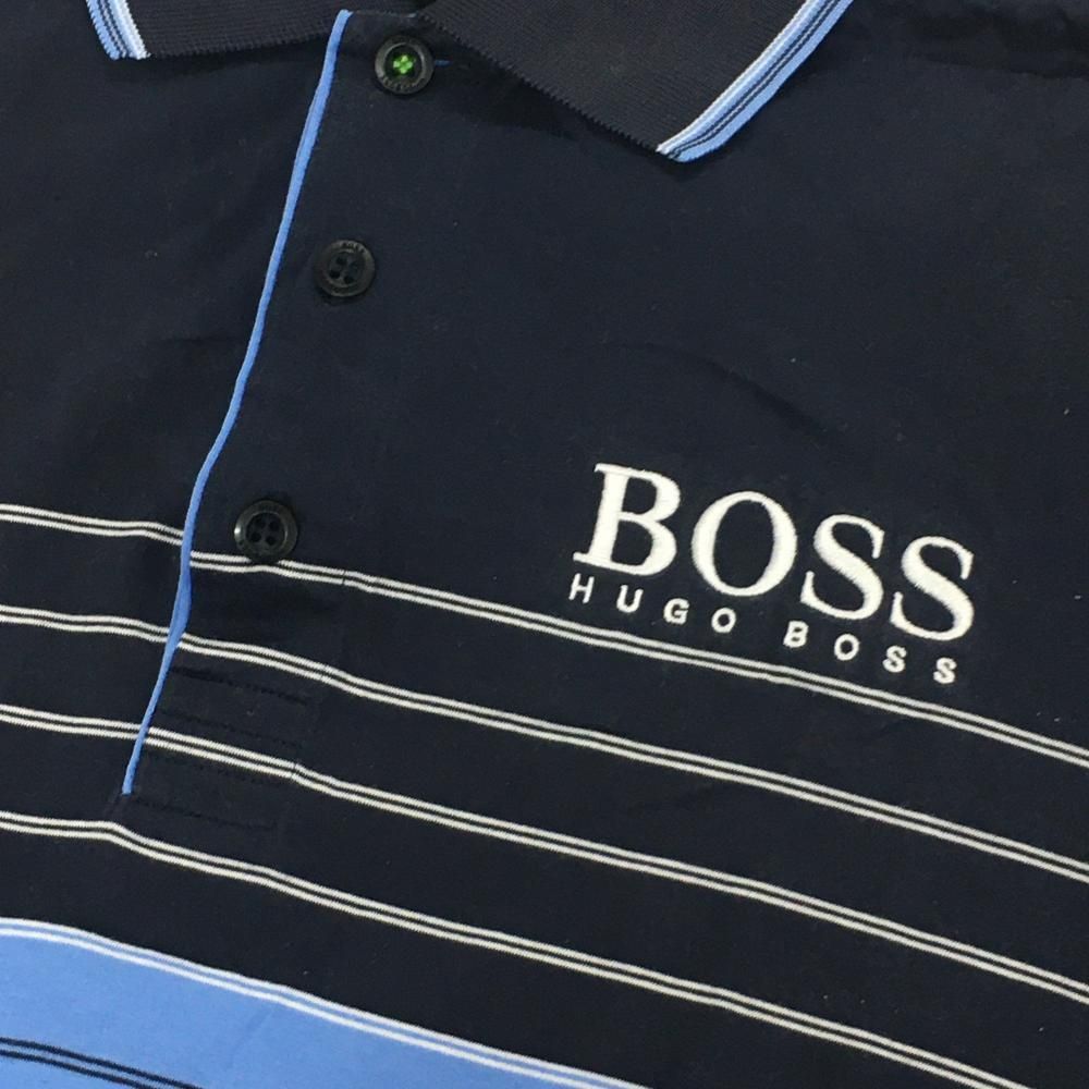 BOSS ボス 半袖ポロシャツ ネイビー M BOSS ボス 半袖ポロシャツ ネイビー M メンズ 【公式通販】