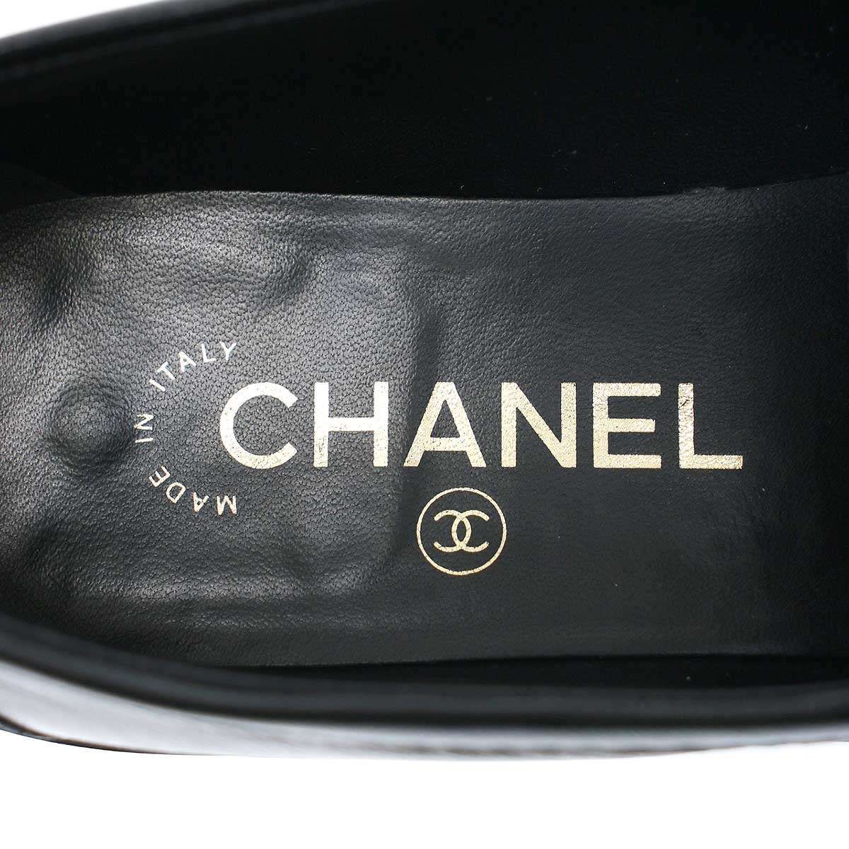 CHANEL シャネル CC ターンロック マトラッセローファー G36646 CHANEL シャネル CC ターンロック マトラッセローファー G36646