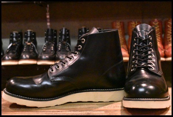 【9D 良品 FREAK’S STORE別注 17年】レッドウィング 8823 アイリッシュセッター 黒 ガラスレザー ブラック ブーツ redwing HOPESMORE【EJ458】