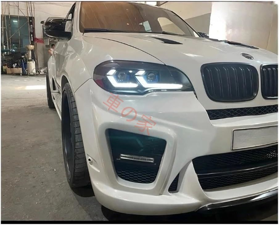 BMW X5 E70 2007-2013用ヘッドライト H7 E70用 自動車ヘッドライト照明アセンブリ ペア交換用 For 2011-2013 RHD_LEFT RIGHT