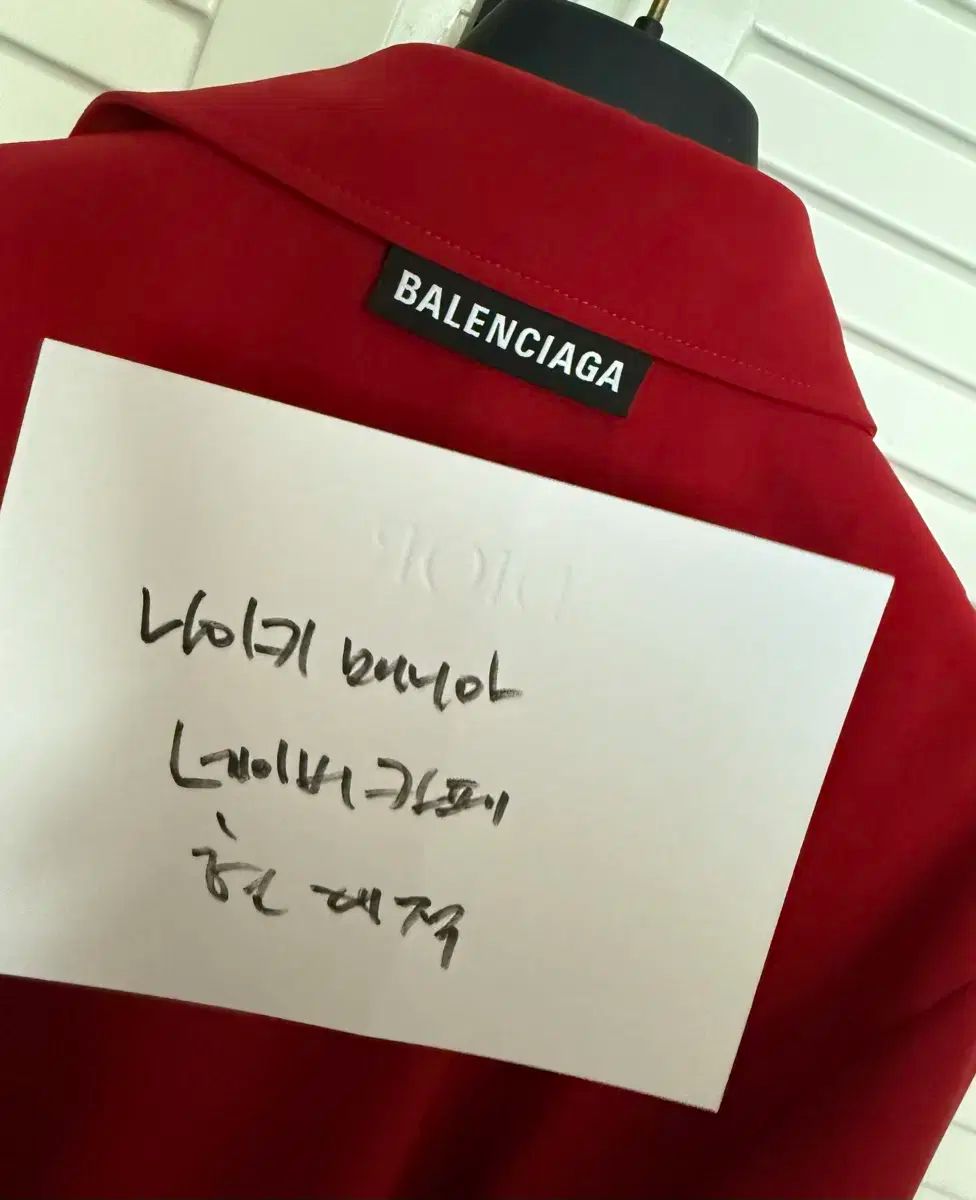36 BALENCIAGA バレンシアガ バックロゴ シャツ
