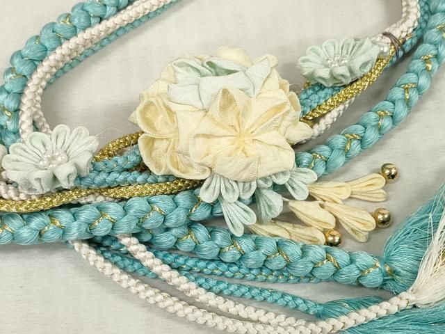 平和屋着物○和装小物 帯締め20本 高麗組 笹浪組 金銀糸 逸品  