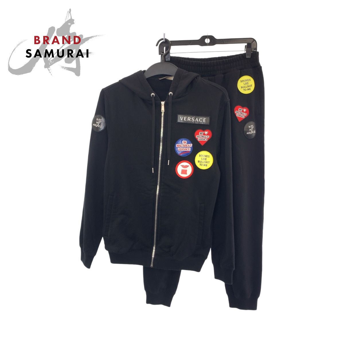 A.VERSACE セットアップ　パーカー　パンツ　リブ　メデューサ　L 2025年最新】a.versace セットアップの人気アイテム - メルカリ