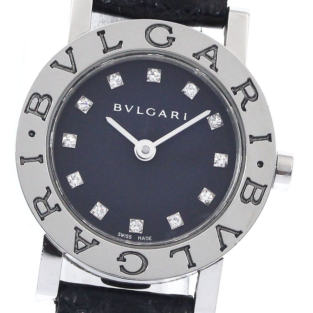 ブルガリ BVLGARI BB23SL ブルガリブルガリ 12Pダイヤ クォーツ  