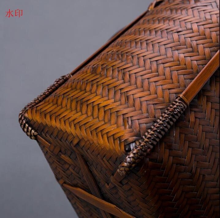 新入荷☆*手作り 竹編細工籠*收納籃*竹工芸*竹細工*竹かごだけ
