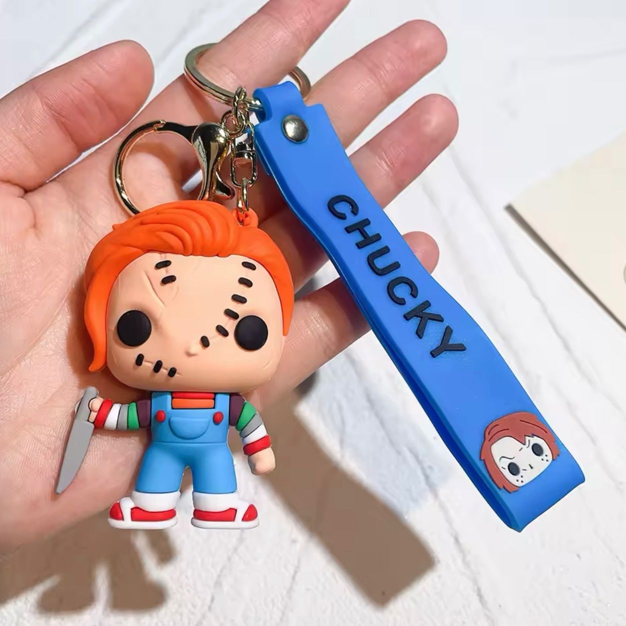 ハロウィン フレディ・クルーガー キーホルダー ストラップ ハロウィン フレディ・クルーガー キーホルダー ストラップ