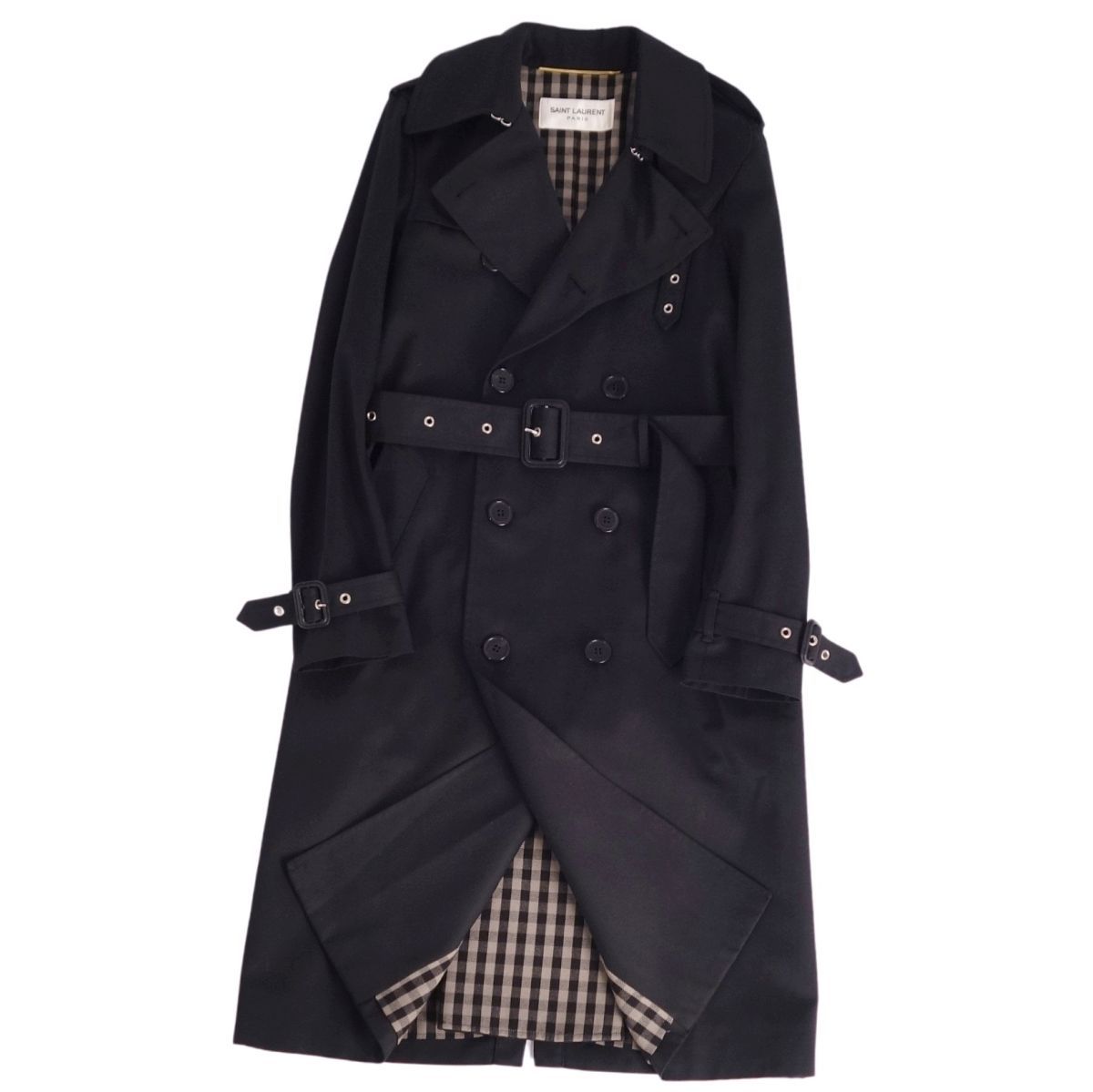 美品 サンローラン パリ SAINT LAURENT PARIS コート トレン 【公式通販】